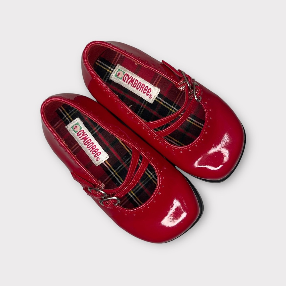 Gymboree Vintage Red Mary Jane Dress Shoes